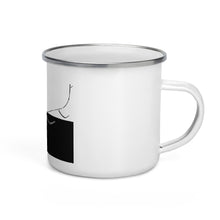 Load image into Gallery viewer, -coffee mug enamel elk skull