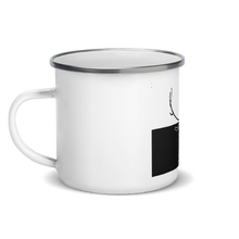 Load image into Gallery viewer, -coffee mug enamel elk skull
