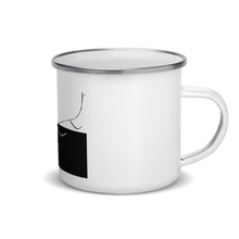 Load image into Gallery viewer, -coffee mug enamel elk skull
